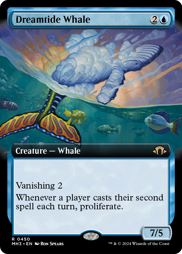 Dreamtide Whale (Extended Art) (MH3-450) - Modern Horizons 3: (Extended Art)