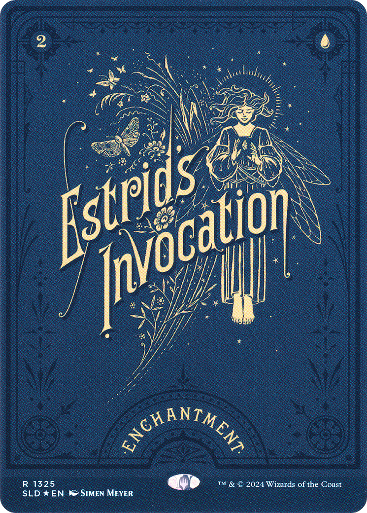 Estrid's Invocation (SLD-1325) - Secret Lair Drop (Borderless) Foil