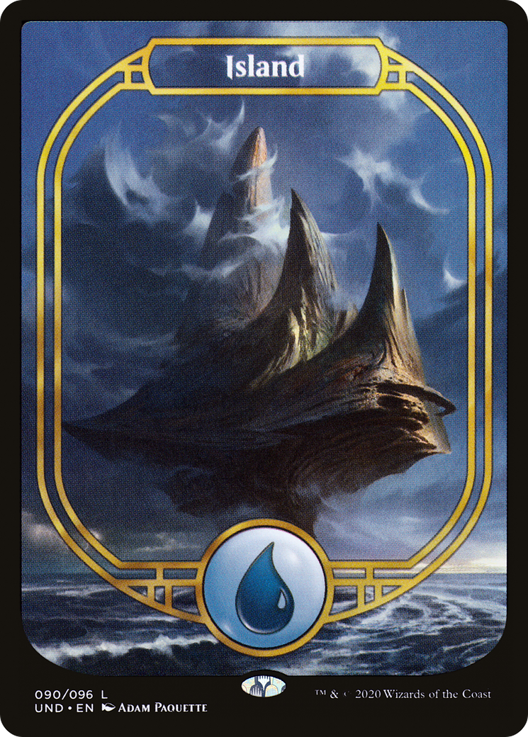 Island (Full Art) (UND-090) - Unsanctioned