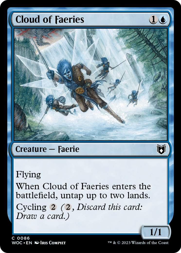 Cloud of Faeries (WOC-086) - Wilds of Eldraine Commander