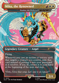 Miku, the Renowned - Feather, the Redeemed (SLD-1602) - Secret Lair Drop / Miku, the Renowned (Borderless)