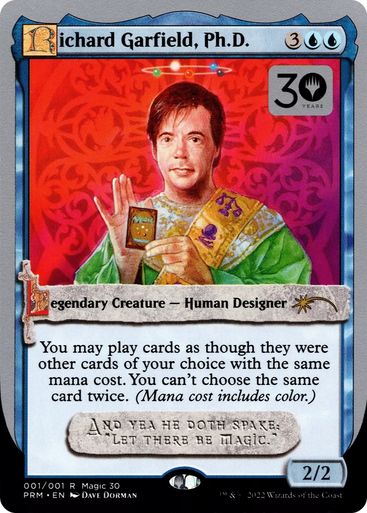 Richard Garfield, Ph.D. (30A-P-001) - 30th Anniversary Misc Promos