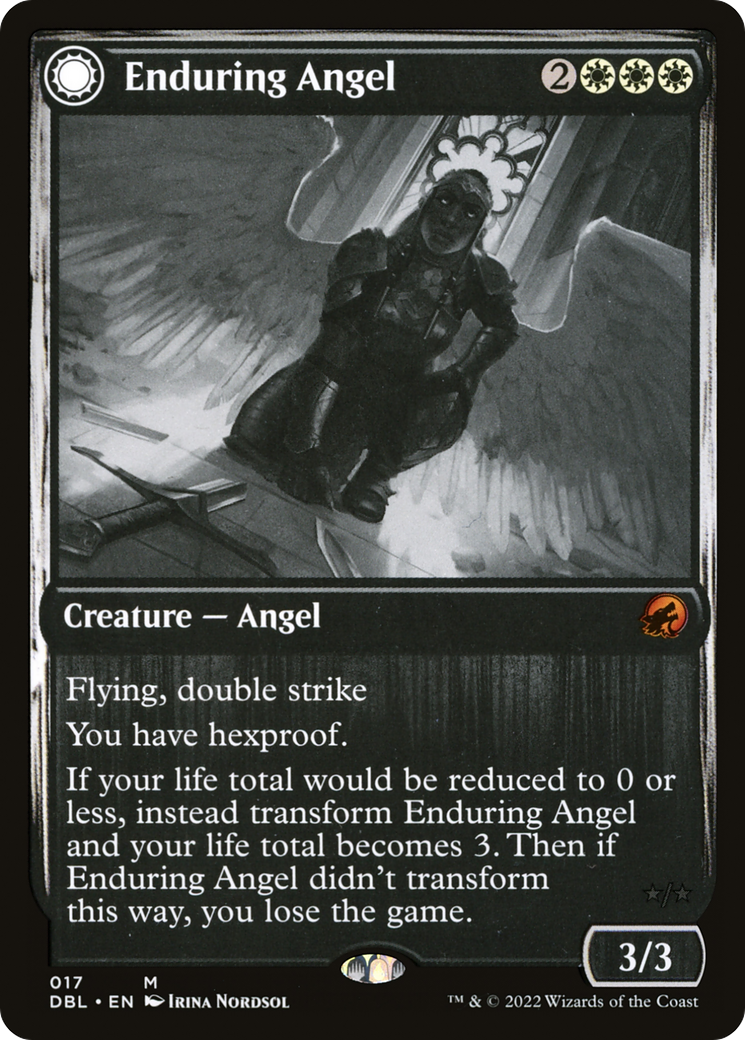 Enduring Angel (DBL-017) - Innistrad: Double Feature: (Double Faced Transform)