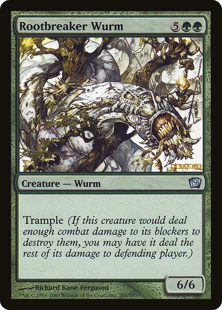 Rootbreaker Wurm (9ED-267) - 9th Edition