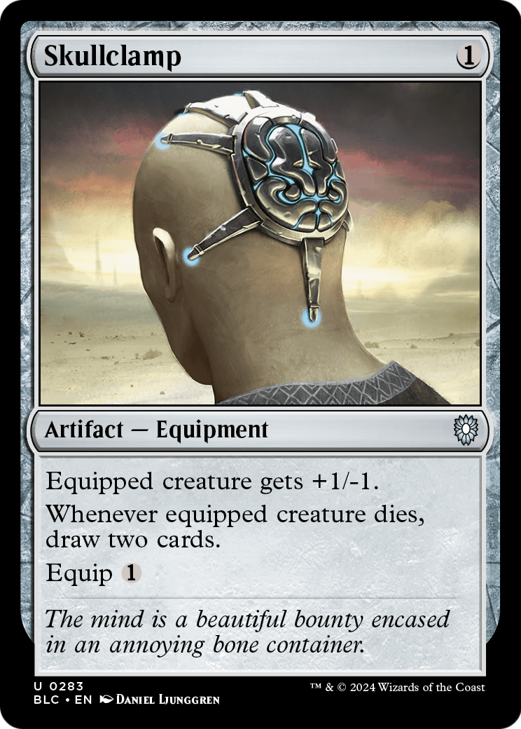 Skullclamp (BLC-283) - Bloomburrow Commander
