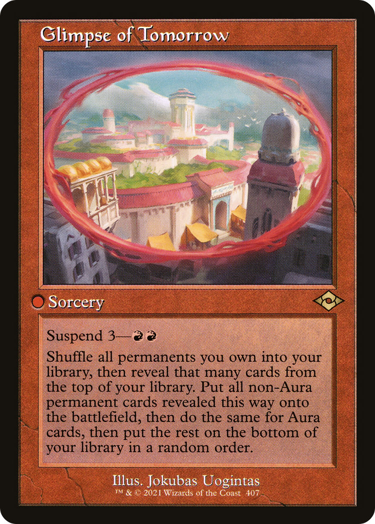 Glimpse of Tomorrow (Retro Frame) (MH2-407) - Modern Horizons 2 Etched Foil