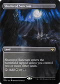Shattered Sanctum (Borderless) (VOW-283) - Innistrad: Crimson Vow Foil