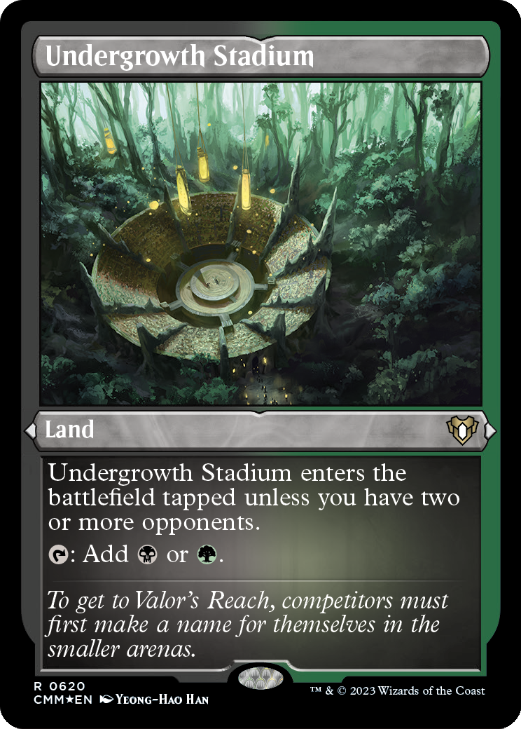 Undergrowth Stadium (Foil Etched) (CMM-620) - Commander Masters Foil
