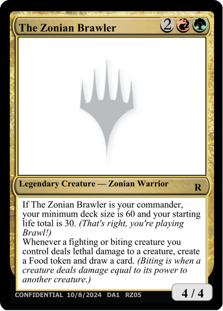 The Zonian Brawler (UNK-RZ05G) - Unknown Event