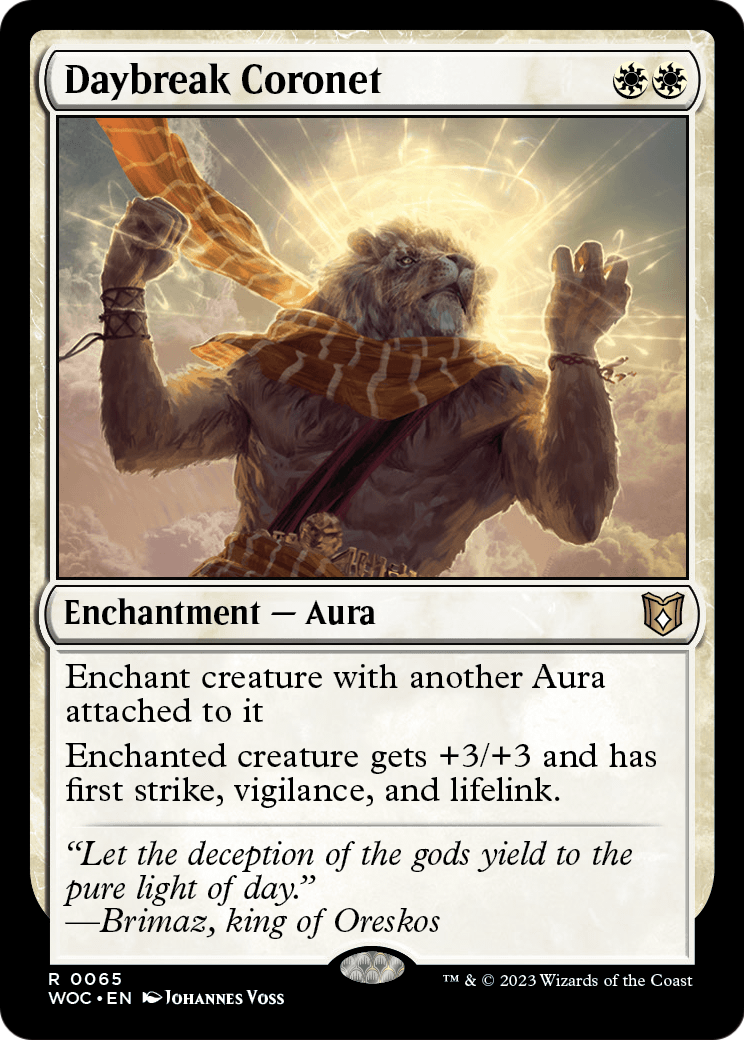 Daybreak Coronet (WOC-065) - Wilds of Eldraine Commander