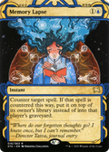 Memory Lapse (STA-016) - Strixhaven Mystical Archive: (Showcase) (Borderless)