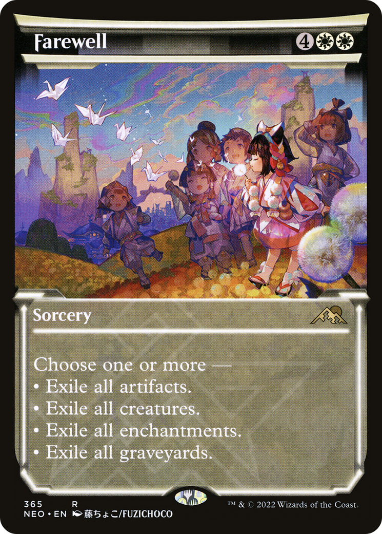 Farewell (Showcase) (NEO-365) - Kamigawa: Neon Dynasty: (Showcase) Foil