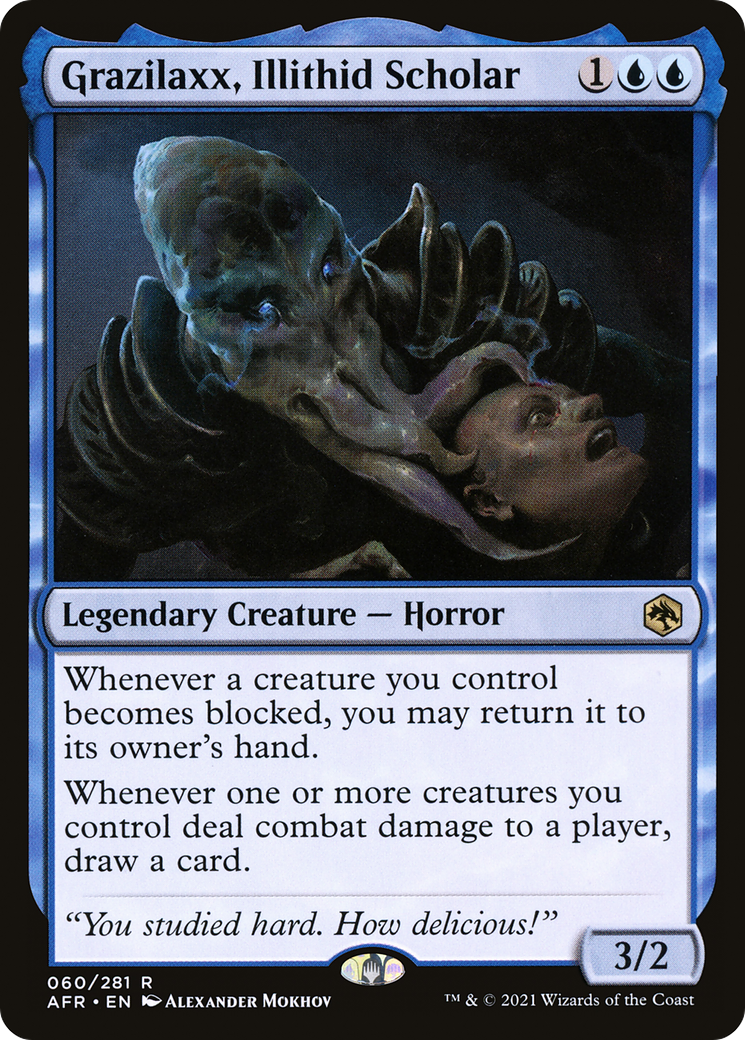 Grazilaxx, Illithid Scholar (AFR-060) - Adventures in the Forgotten Realms