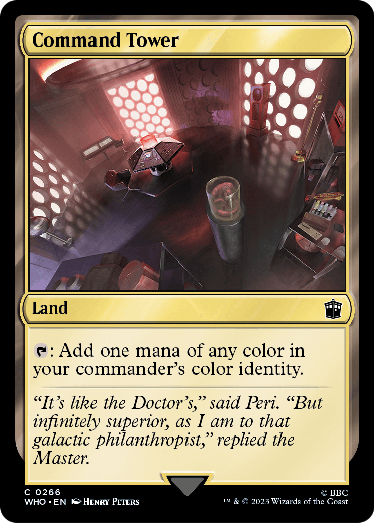 Command Tower (0266) (WHO-266) - Doctor Who Foil