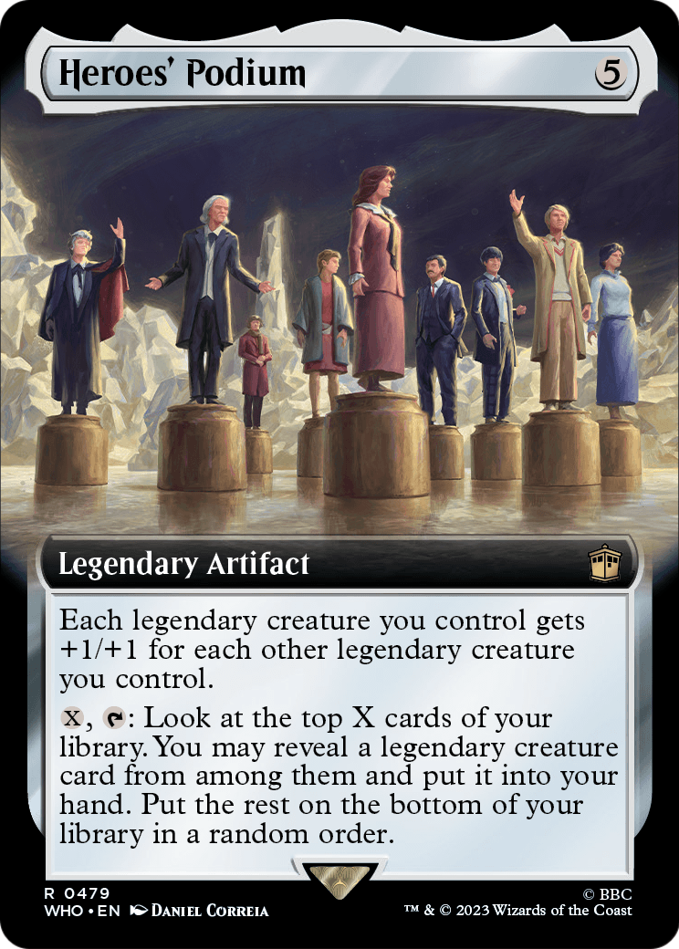 Heroes' Podium (Extended Art) (WHO-479) - Doctor Who: (Extended Art)