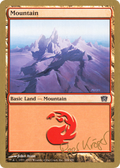 Mountain (344) - 2003 Peer Kroger (8ED) (WCD-) - World Championship Decks 2003