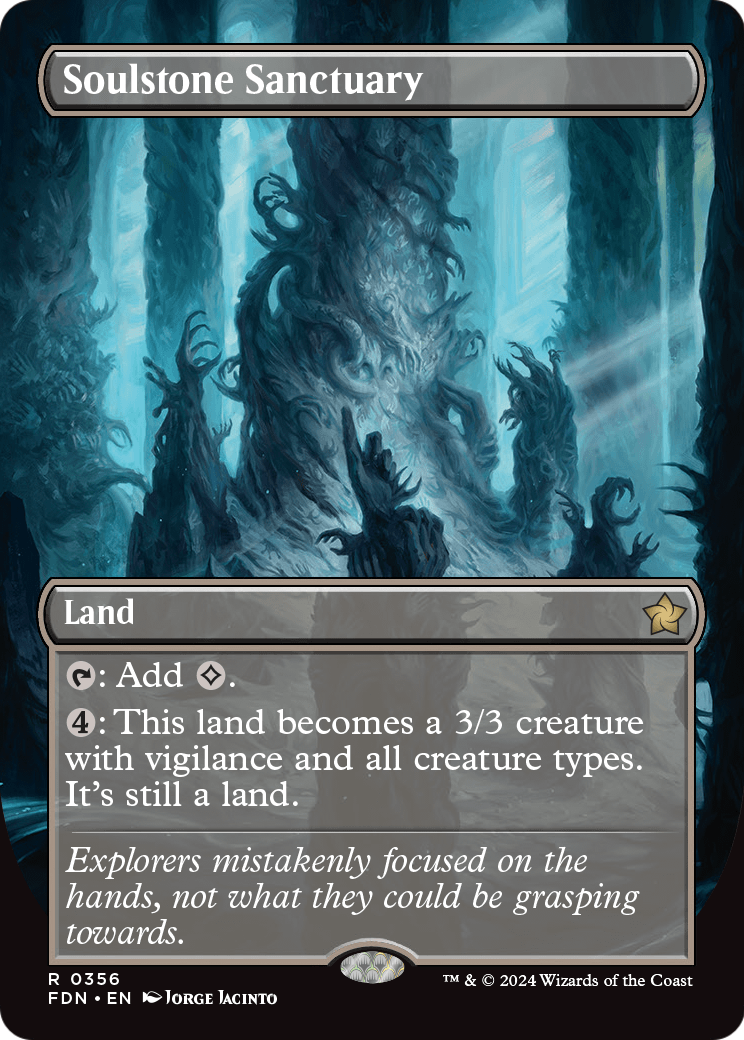 Soulstone Sanctuary (Borderless) (FDN-356) - Foundations Foil