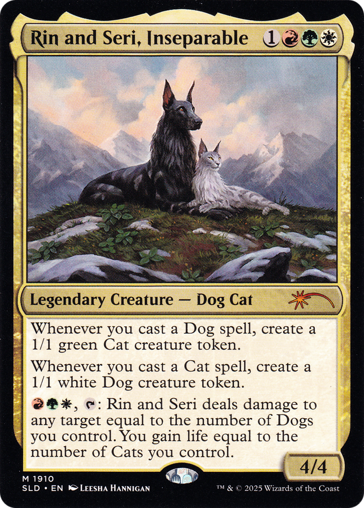 Rin and Seri, Inseparable (1910) (SLD-1910) - Secret Lair Drop