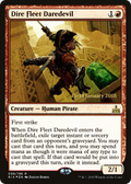 Dire Fleet Daredevil (PRE-99S) - Rivals of Ixalan Promos Foil