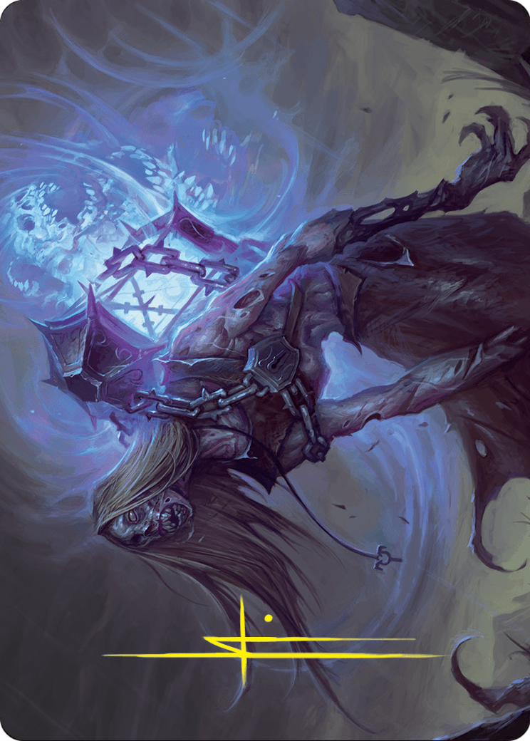 Soul-Shackled Zombie // Soul-Shackled Zombie (AFDN-009) - Foundations Art Series (Borderless) Foil