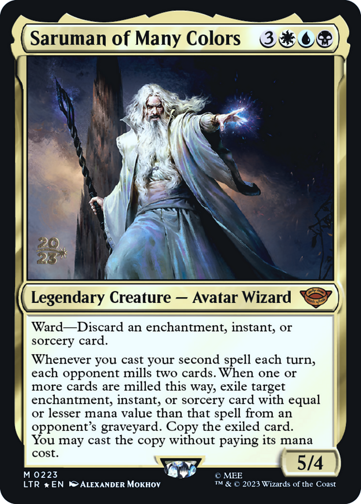 Saruman of Many Colors (PRE-223) - Tales of Middle-earth Promos Foil