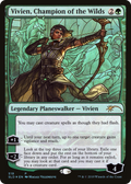 Vivien, Champion of the Wilds (Stained Glass) (SLD-519) - Secret Lair Drop Foil