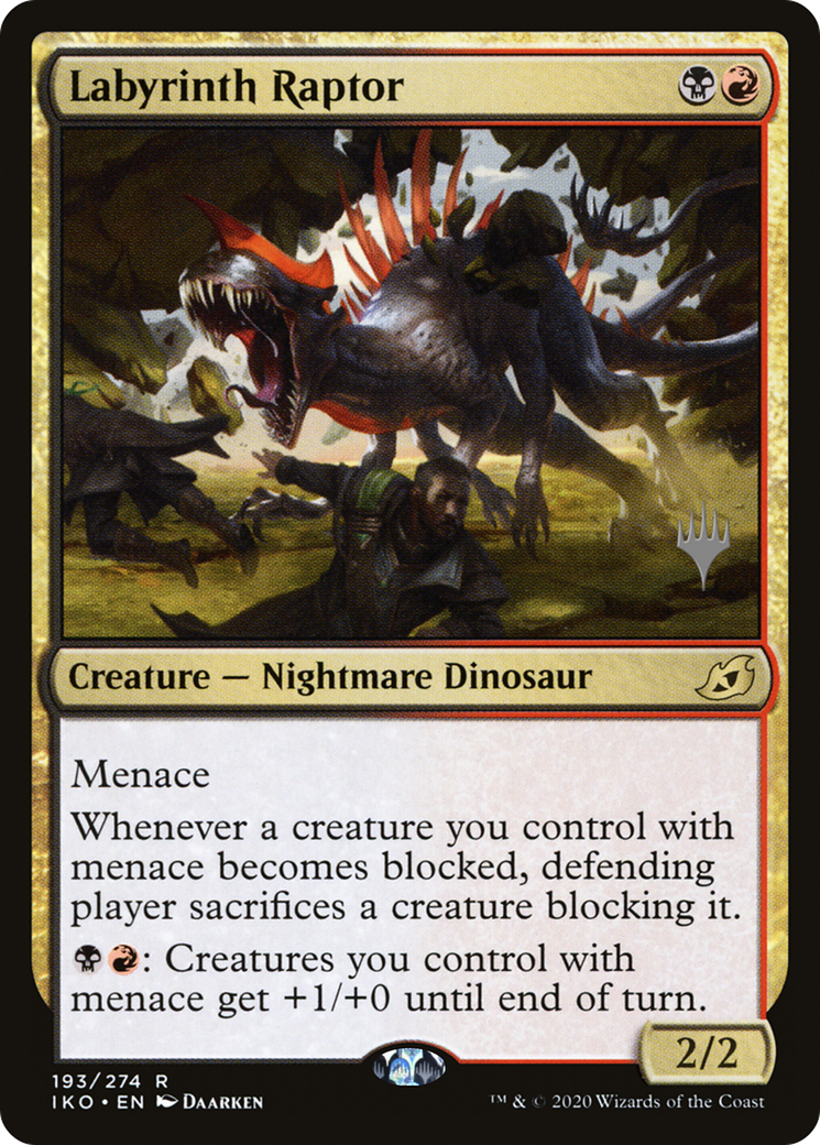 Labyrinth Raptor (PPIKO-193) - Ikoria: Lair of Behemoths Promos