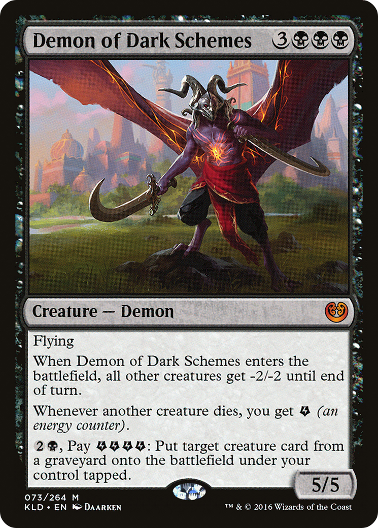 Demon of Dark Schemes (KLD-073) - Kaladesh Foil