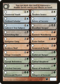 Checklist Card - Innistrad (ISD-) - Innistrad Tokens
