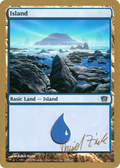 Island (335) - 2003 Daniel Zink (8ED) (WCD-) - World Championship Decks 2003