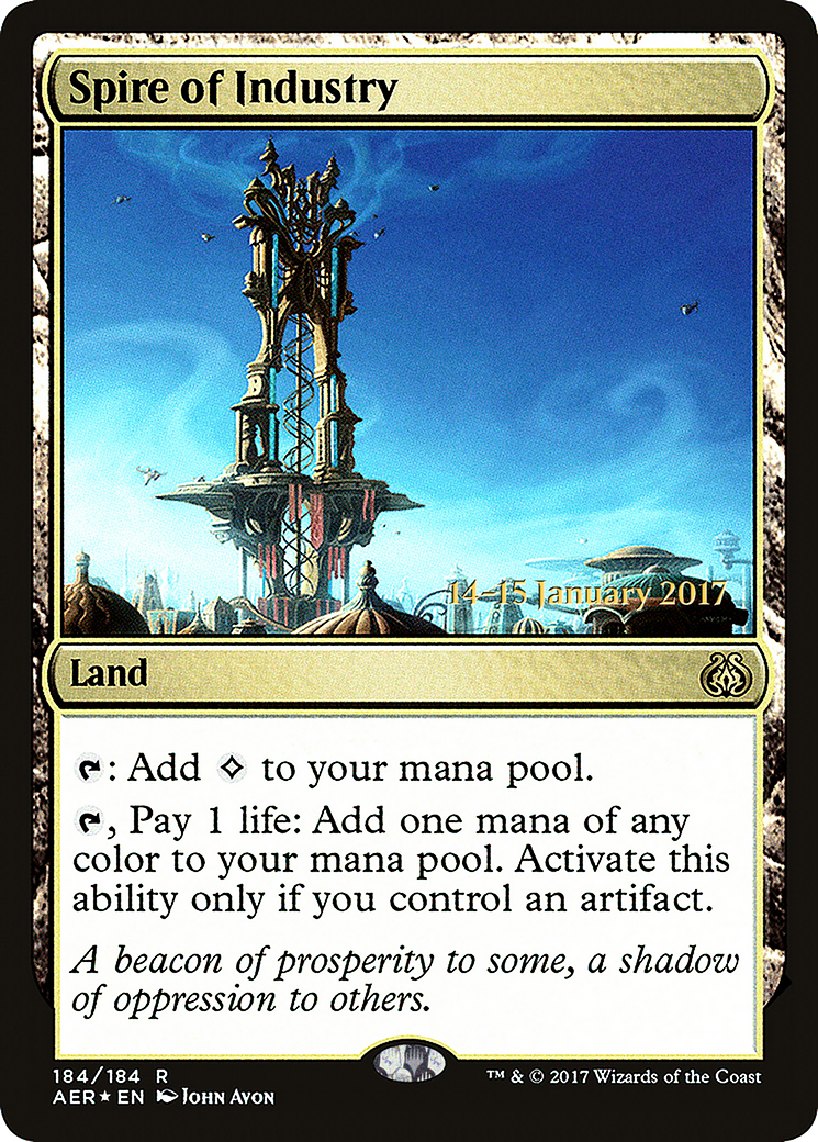 Spire of Industry (PRE-184S) - Aether Revolt Promos Foil