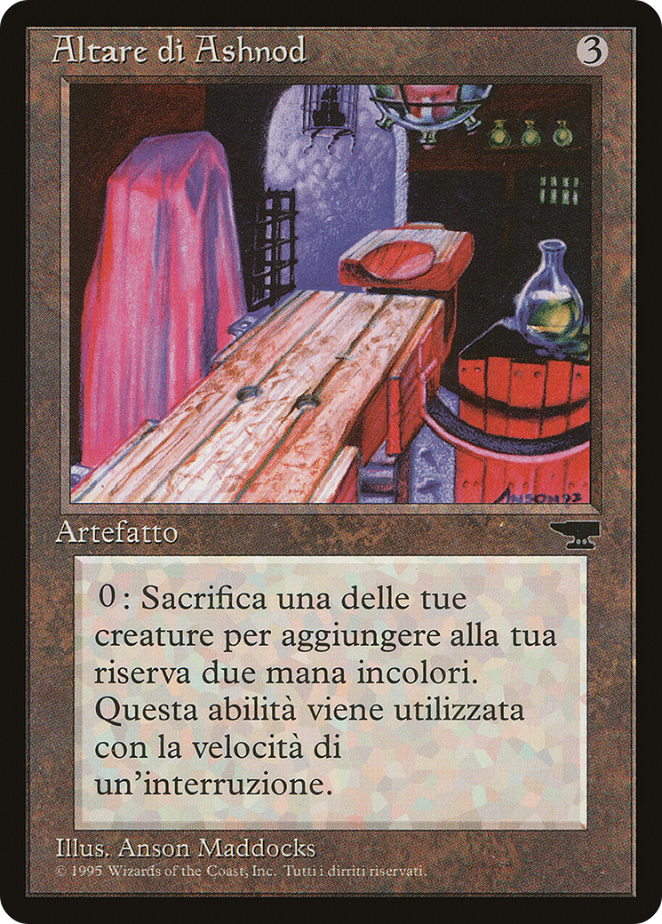 Ashnod's Altar (Italian) - "Altare di Ashnod" (REN-) - Rinascimento