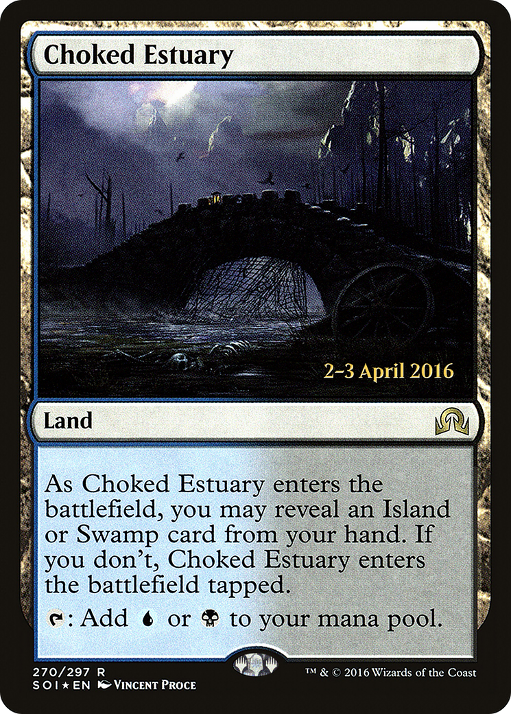 Choked Estuary (PRE-270S) - Shadows over Innistrad Promos Foil