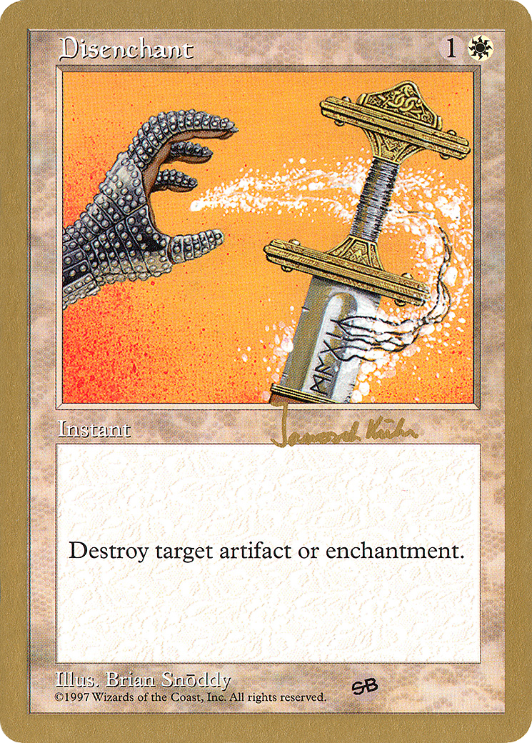 Disenchant - 1997 Janosch Kuhn (5ED) (SB) (WCD-) - World Championship Decks 1997