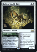 Pollen-Shield Hare (PRE-233) - Wilds of Eldraine Promos Foil