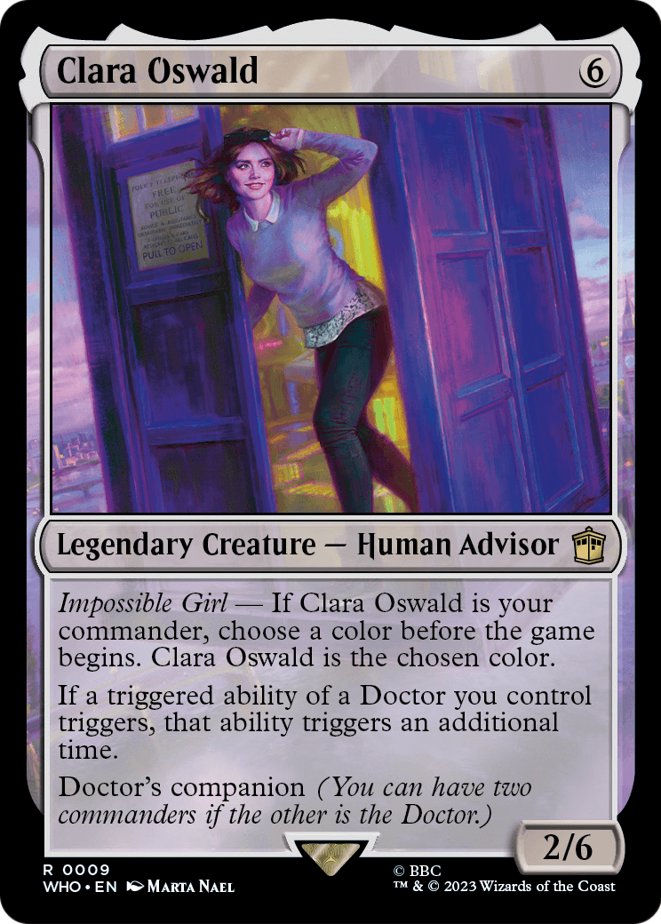 Clara Oswald (WHO-009) - Doctor Who Foil