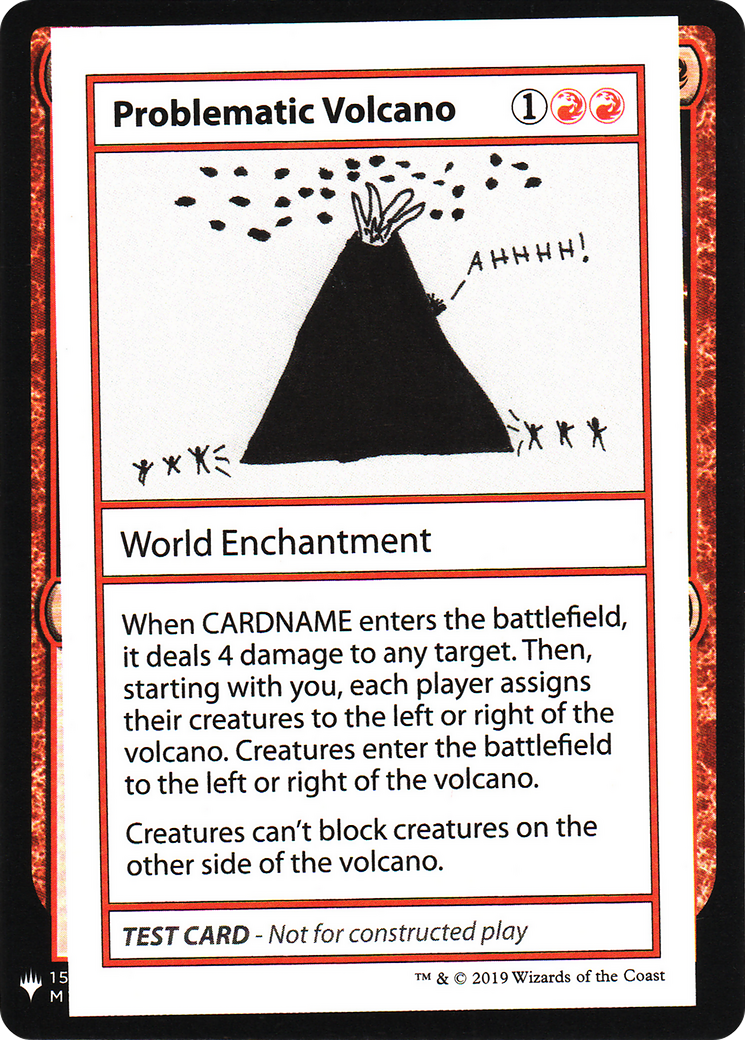 Problematic Volcano (CMB1-) - Mystery Booster Playtest Cards 2019