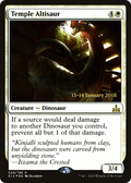 Temple Altisaur (PRE-28S) - Rivals of Ixalan Promos Foil