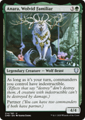 Anara, Wolvid Familiar (CMR-214) - Commander Legends
