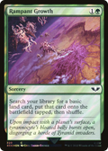 Rampant Growth (Surge Foil) (40K-220) - Warhammer 40,000 Commander Foil