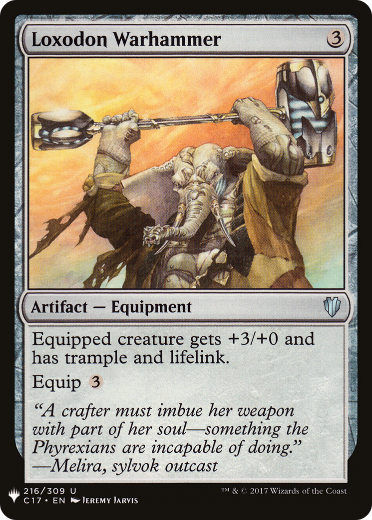 Loxodon Warhammer (LIST-C17-216) - The List