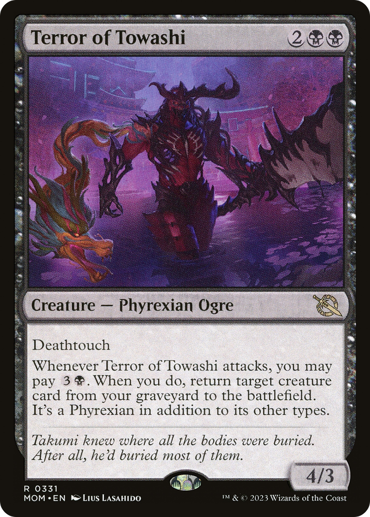 Terror of Towashi (MOM-331) - March of the Machine Foil