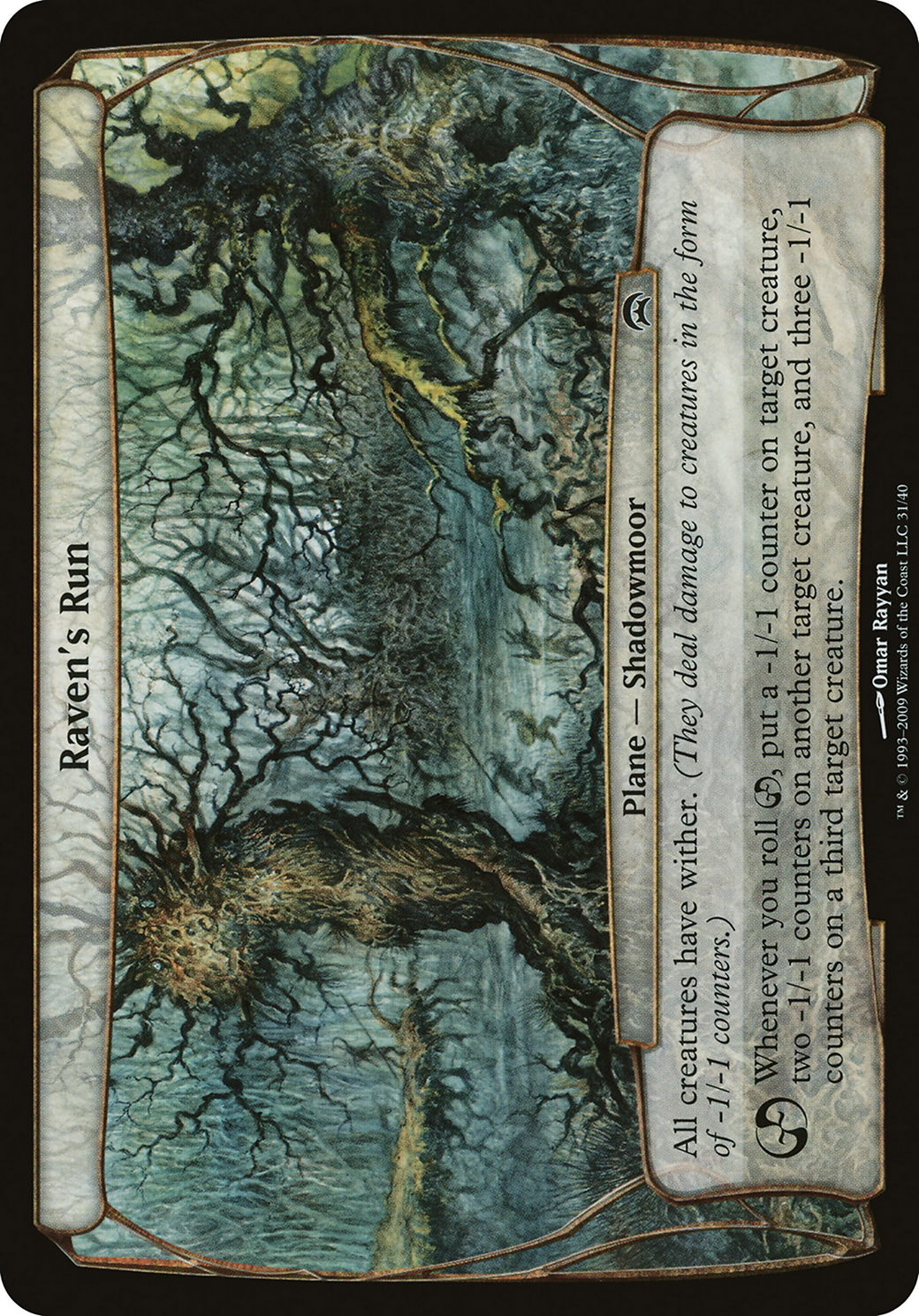 Raven's Run (Planechase) (OVER-) - Planechase Planes