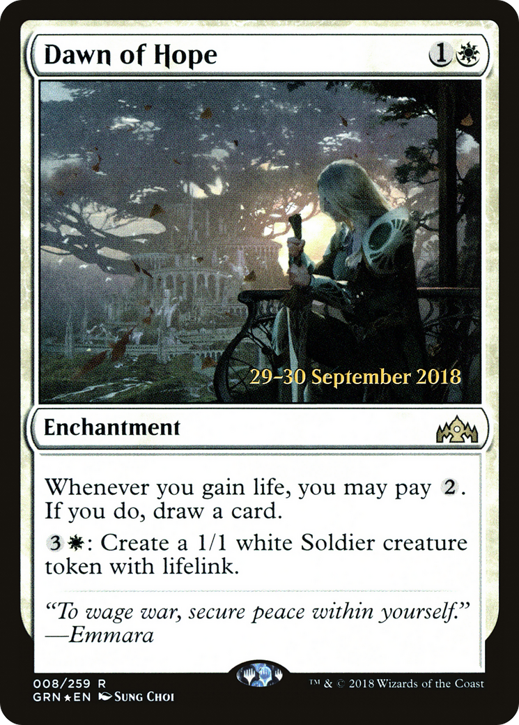 Dawn of Hope (PRE-08S) - Guilds of Ravnica Promos Foil