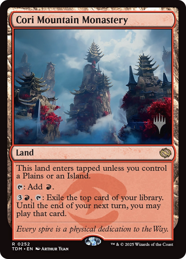 Cori Mountain Monastery (PPTDM-252) - Promo Pack: Tarkir: Dragonstorm