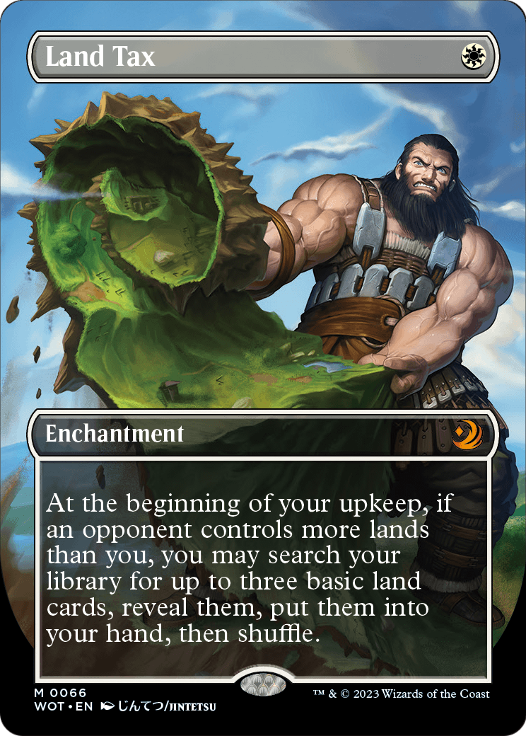 Land Tax (Anime Borderless) (WOT-066) - Wilds of Eldraine: Enchanting Tales Foil