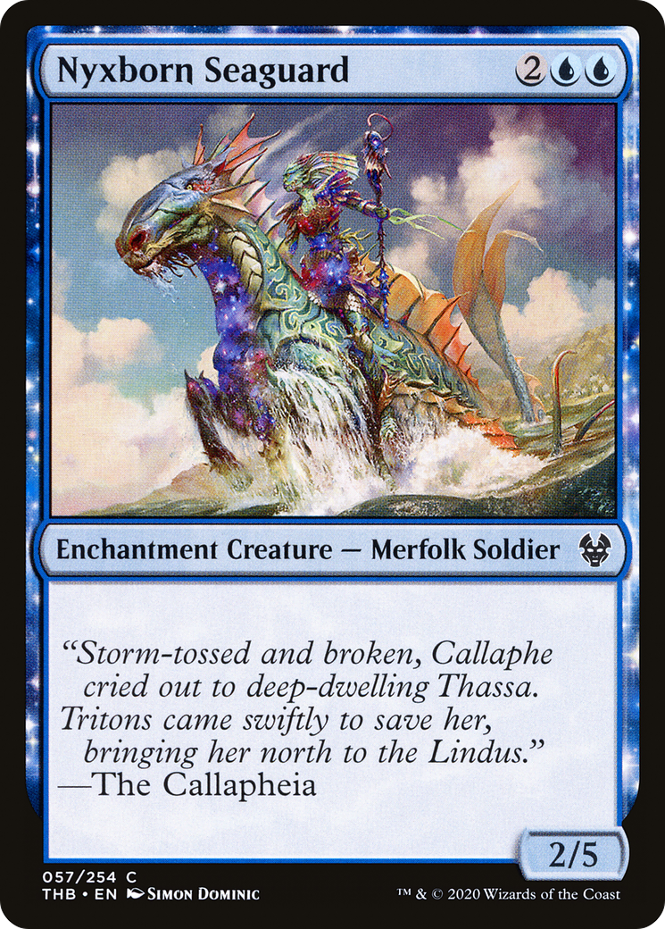 Nyxborn Seaguard (THB-057) - Theros Beyond Death: (enchantment) Foil