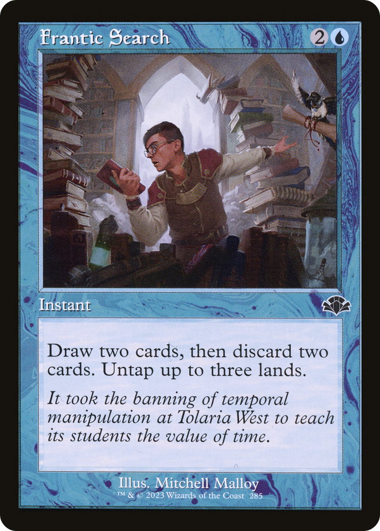 Frantic Search (Retro Frame) (DMR-285) - Dominaria Remastered