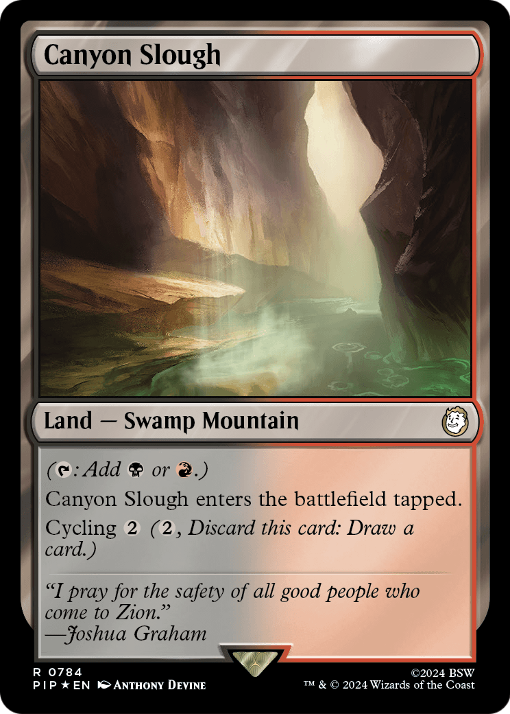 Canyon Slough (Surge Foil) (PIP-784) - Fallout Foil