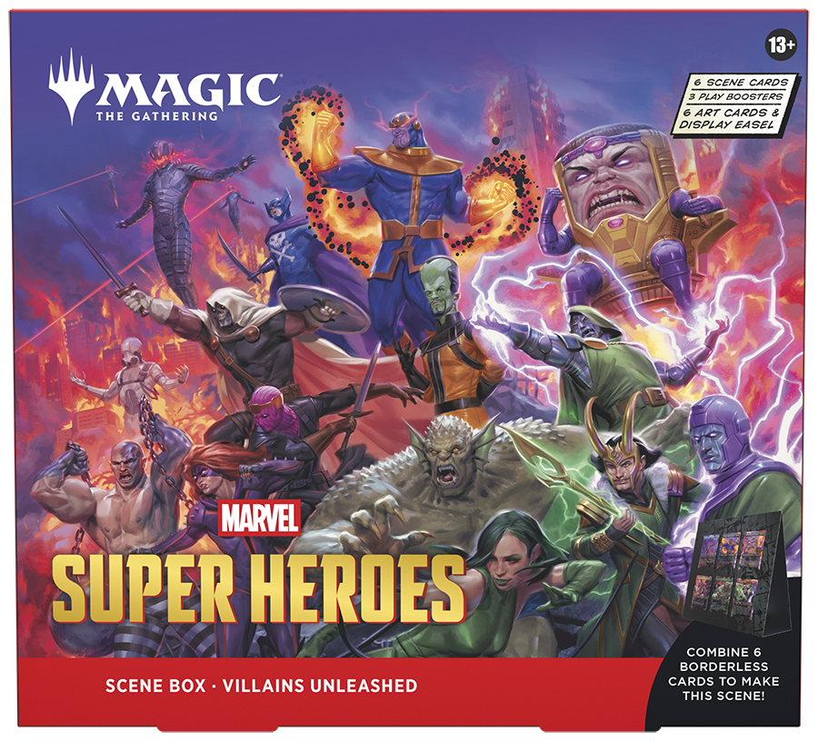 Magic The Gathering: Marvel Super Heroes Scene Box - Heroes United, Villains Unleashed